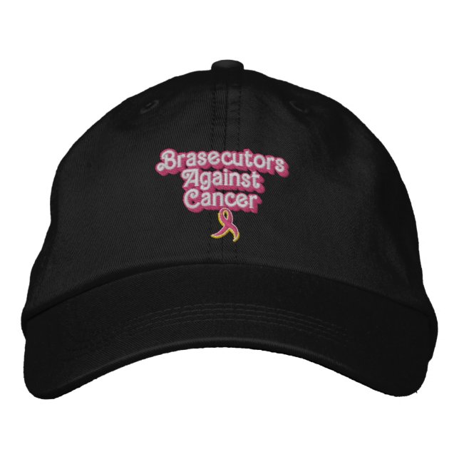 Brodée Brasecuteurs contre le Casquette du cancer (Devant)