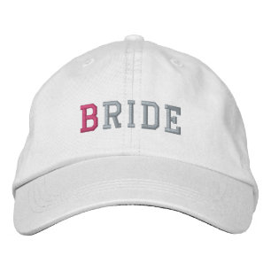 Brodée Bride Pastel Embrodery Casquette de baseball blanc