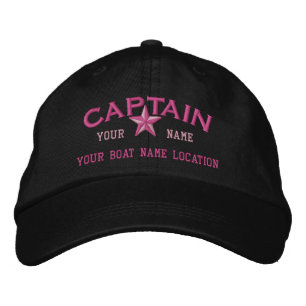 Brodée Broderie personnalisée CAPTAIN Star Ball Casquette