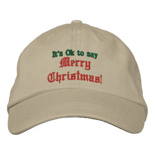 Brodée Ça va dire Joyeux Casquette de Noël, Casquette de