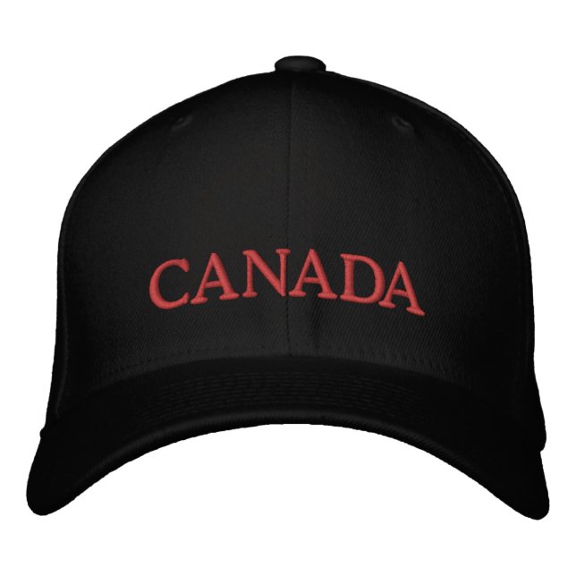 Brodée CANADA casquette brodé (Devant)