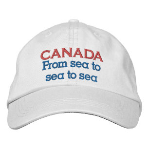 Brodée Canada De la mer à la mer Casquette brodé