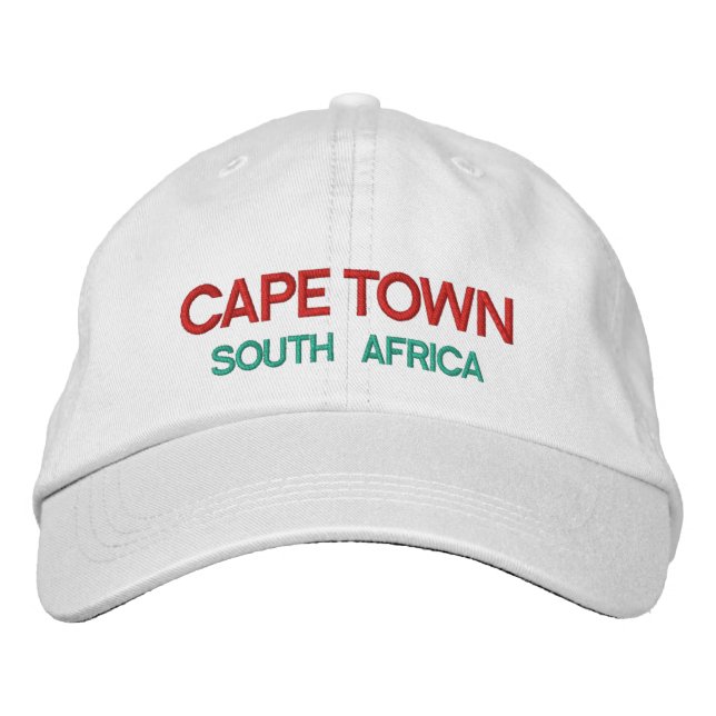 Brodée Cap Afrique du Sud Casquette personnalisé (Devant)