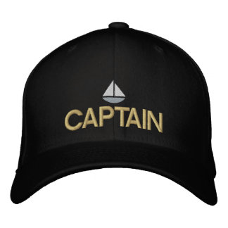 Brodée Capitaine de navire Casquette brodé