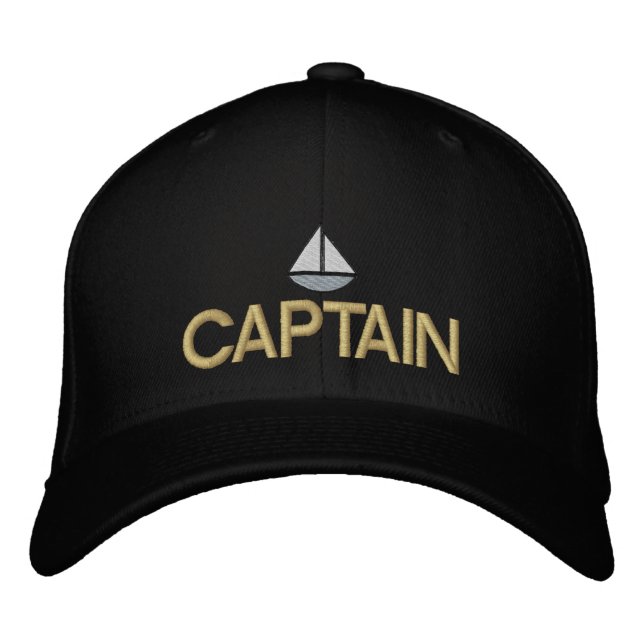 Brodée Capitaine de navire Casquette brodé (Devant)