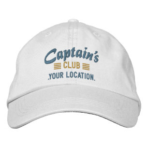 Brodée Captain's CLUB Personnalisez-le casquette brodé