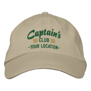 Brodée Captain's CLUB Personnalisez-le casquette brodé