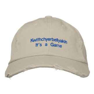 Brodée Casquette
