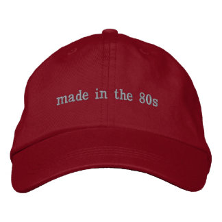 Brodée Casquette 80s - personnalisez votre année de naiss