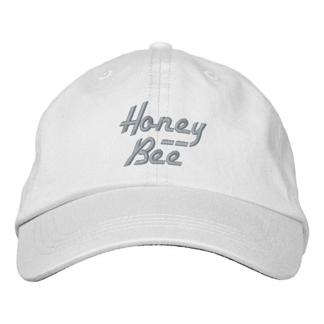 Brodée casquette abeille à miel (Devant)