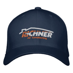 Brodée Casquette aérien de Richner brodé bleu marine