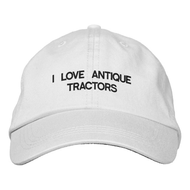 Brodée Casquette ajustable personnalisé (Devant)