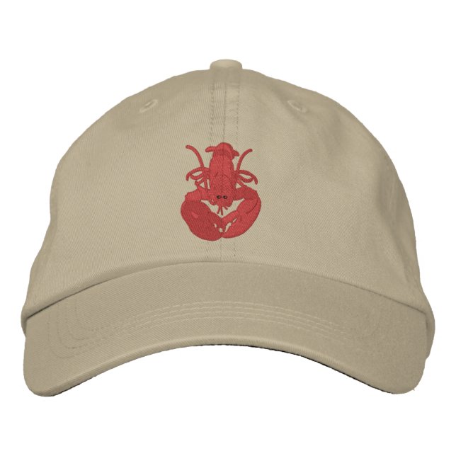 Brodée Casquette Amoureux de Homard (Devant)