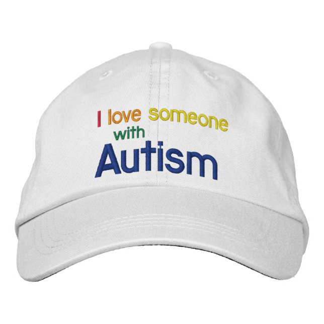 Brodée Casquette Autisme Canvas (Devant)