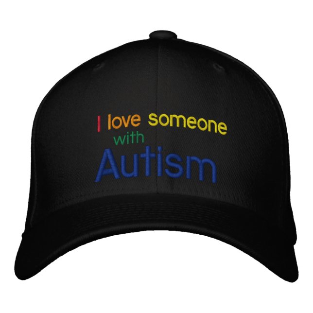 Brodée Casquette Autisme Canvas (Devant)