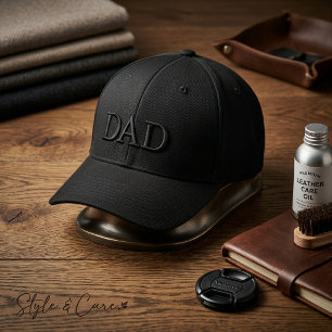 Brodée Casquette avec lettrage PAPA – Style brodé simple