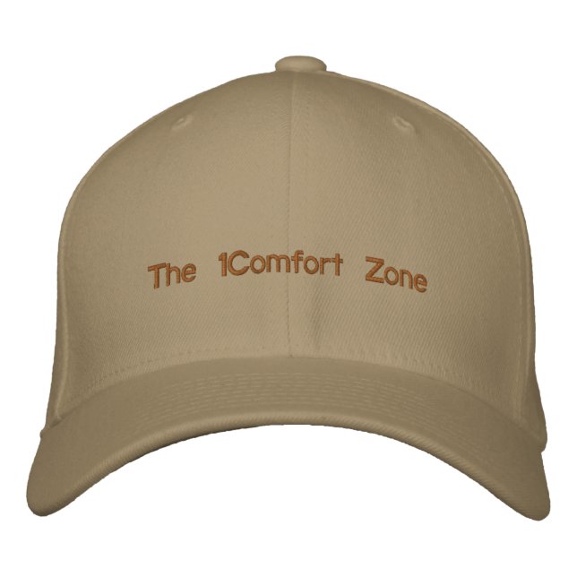 Brodée casquette avec texte brut (Devant)