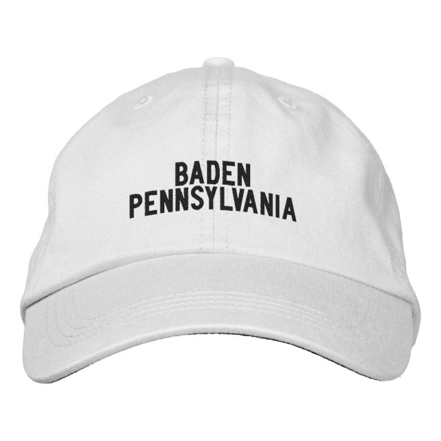 Brodée Casquette Baden Pennsylvanie (Devant)