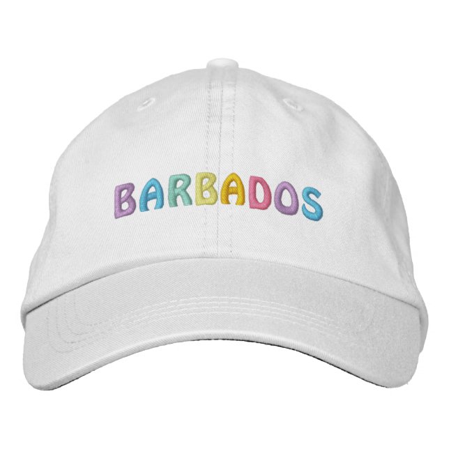 Brodée Casquette BARBADOS (Devant)
