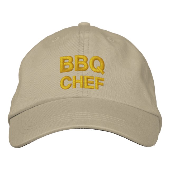 Brodée Casquette BBQ CHEF (Devant)