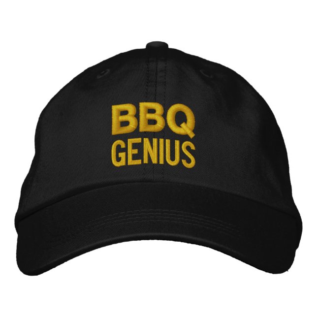 Brodée Casquette BBQ GENIUS (Devant)