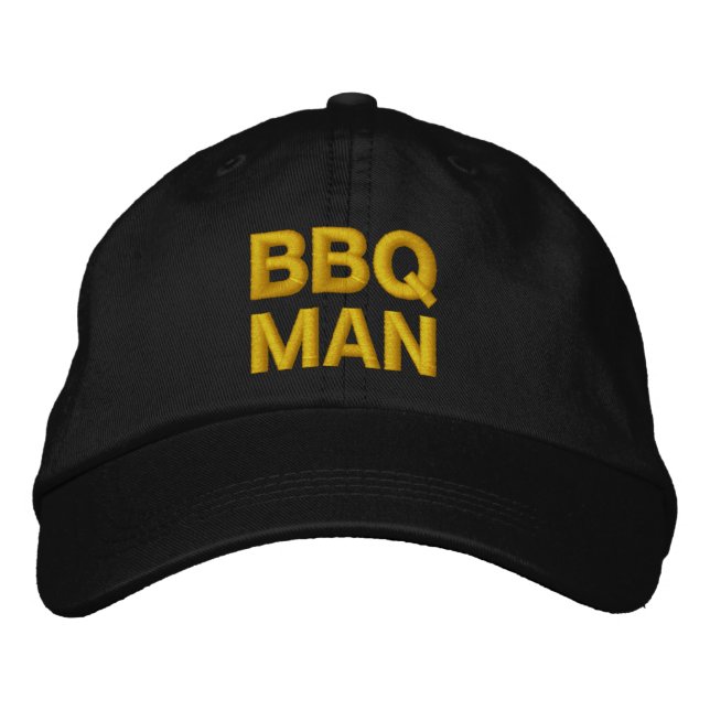 Brodée Casquette BBQ MAN (Devant)