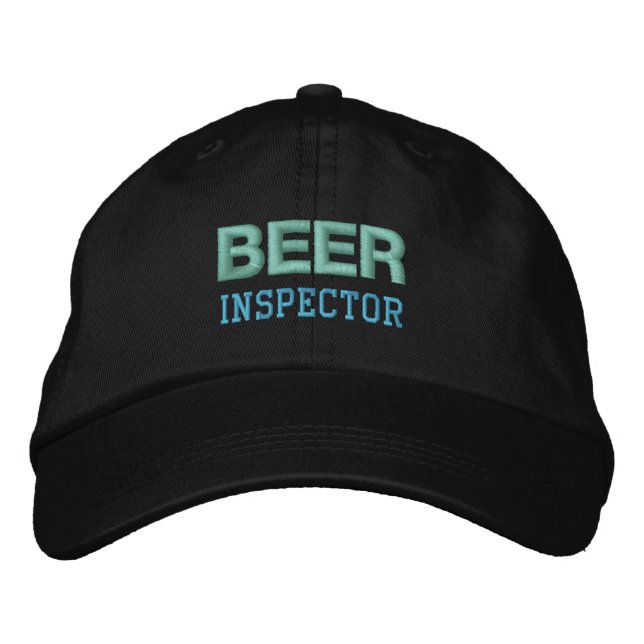 Brodée CASQUETTE BEER INSPECTOR (multicolore) (Devant)