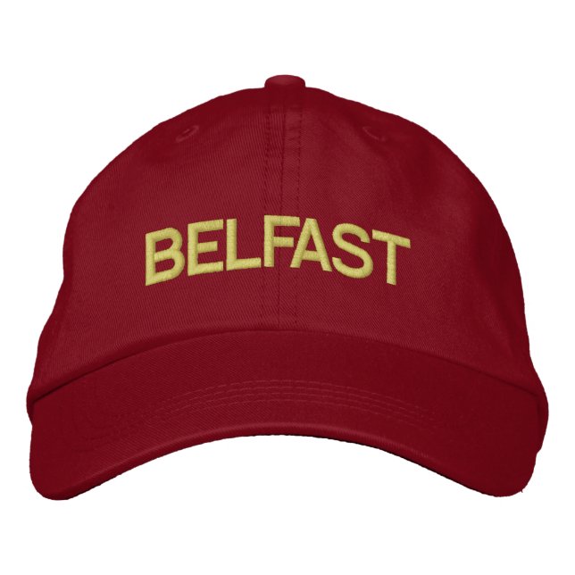 Brodée Casquette Belfast (Devant)