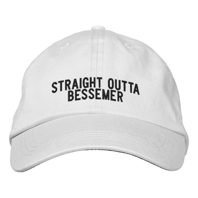 Brodée Casquette Bessemer Alabama (Devant)