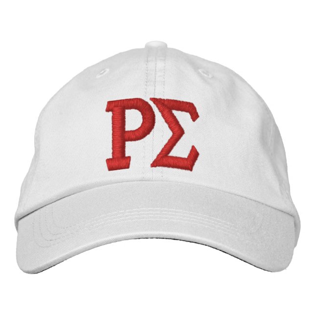 BRODÉE CASQUETTE BLANC AVEC LETTRES EMBROIDÉES (Devant)