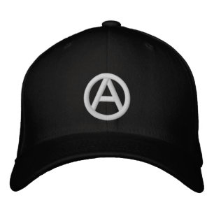 Brodée Casquette blanc convenable d'anarchie de coutume