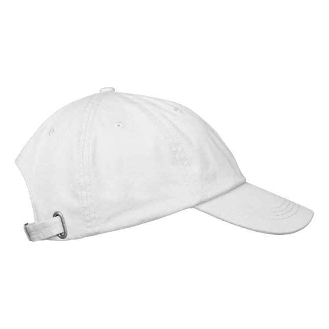 Brodée Casquette blanche de baseball et de camionneur (Droite)