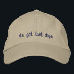 Brodée Casquette brodé<br><div class="desc">Casquette</div>