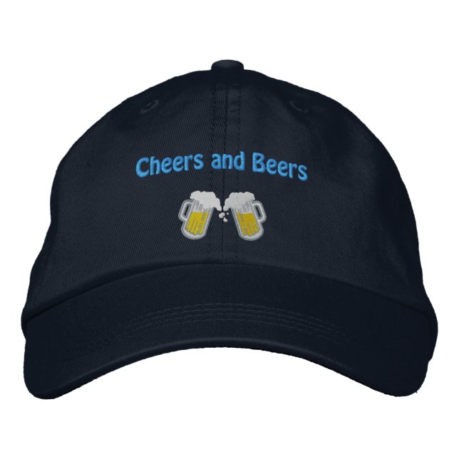 Brodée Casquette brodé à la bière (Devant)