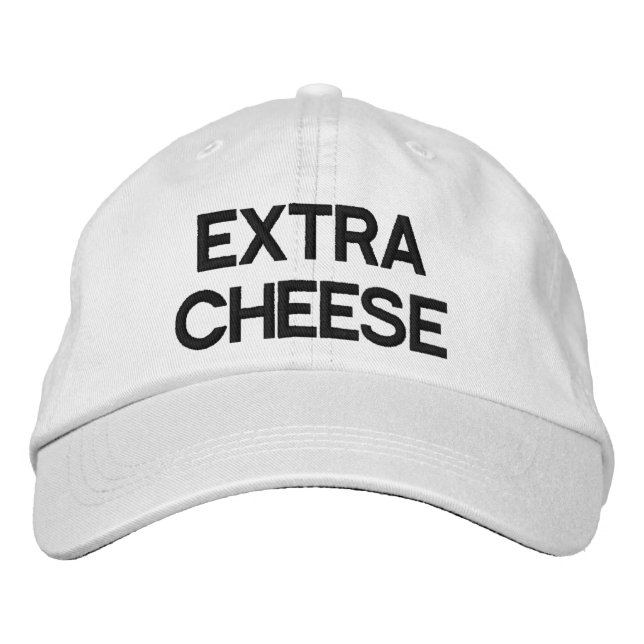 Brodée Casquette brodé au fromage supplémentaire (Devant)
