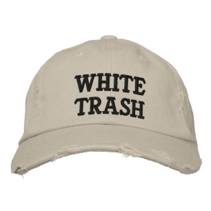 Brodée Casquette brodé blanc