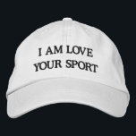Brodée Casquette brodé, CASQUETTE, JE SUIS AMOUR, VOTRE S<br><div class="desc">Casquette casquette brodé,  casquette,  brodé JE SUIS AMOUR,  VOTRE SPORT</div>