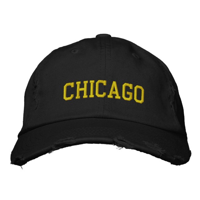 Brodée Casquette brodé CHICAGO (Devant)