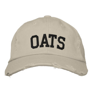 Brodée Casquette brodé d'avoine