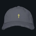 Brodée Casquette brodé de Christian Cross<br><div class="desc">Croix chrétienne Brodée Personnaliser Casquette Choisissez vos propres couleurs et styles</div>
