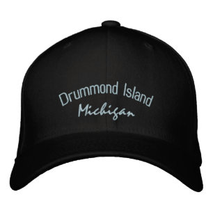 Brodée Casquette brodé de Drummond Island Michigan