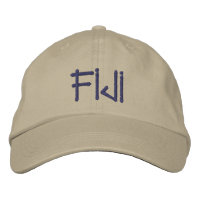 Casquette brodé de Fidji