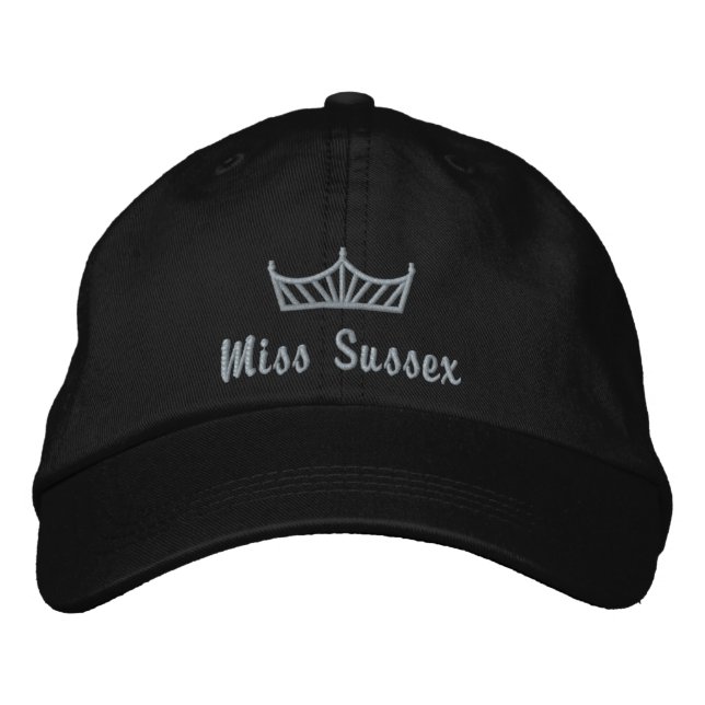 Brodée Casquette brodé de la couronne de concours (Devant)