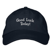Casquette brodé de la Marine - Bonne chance aujour