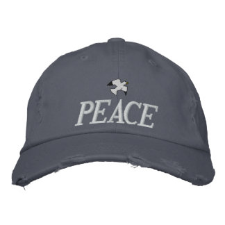 Brodée Casquette Brodé de la paix