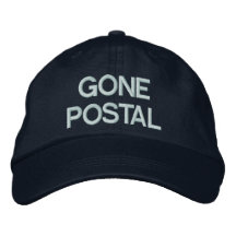 Casquette brodé de la poste
