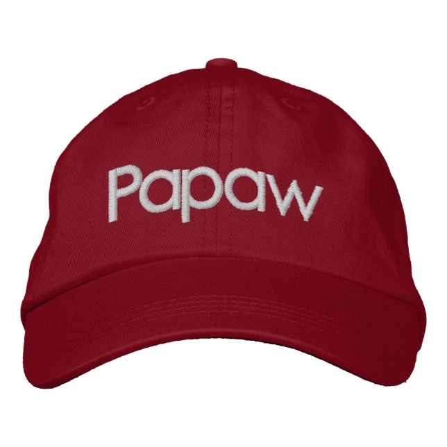 Brodée Casquette brodé de Papaw (Devant)