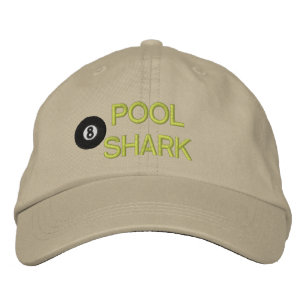 Brodée Casquette brodé de requin de piscine