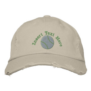 Brodée Casquette brodé de tennis