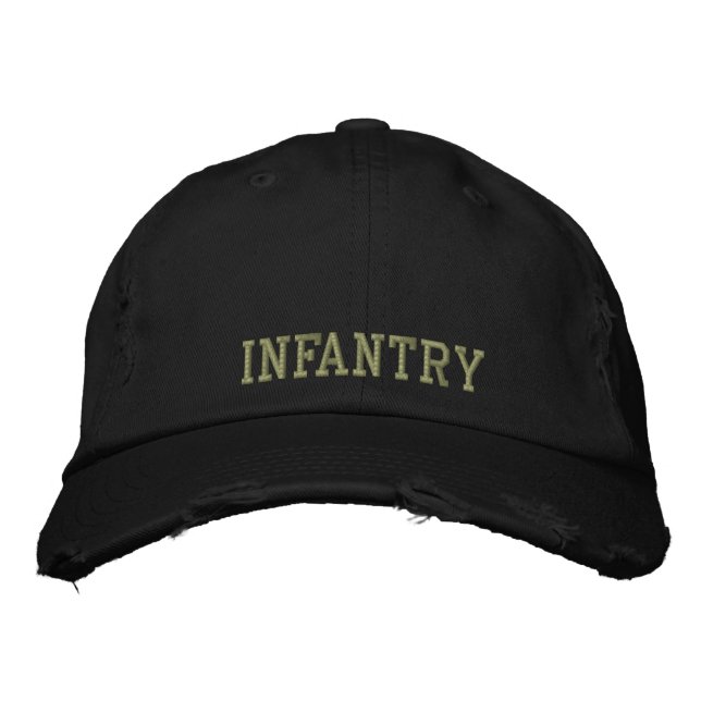 Brodée Casquette brodé d'infanterie (Devant)